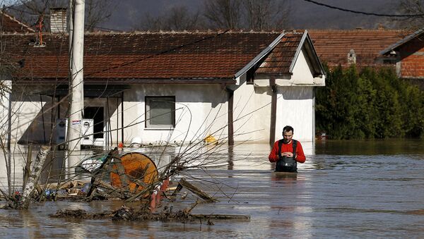 Inundación en Serbia - Sputnik Mundo