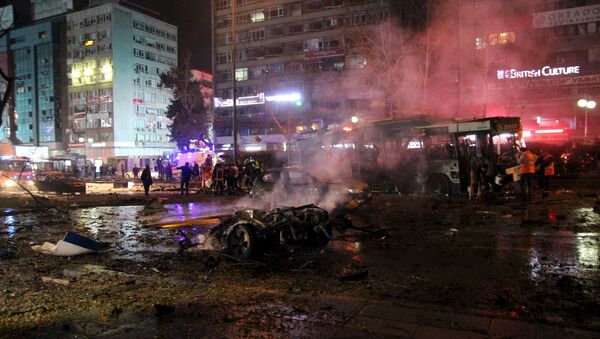 Explosión en Ankara - Sputnik Mundo