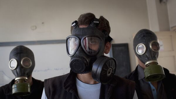 La protección de armas químicas en Siria (archivo) - Sputnik Mundo