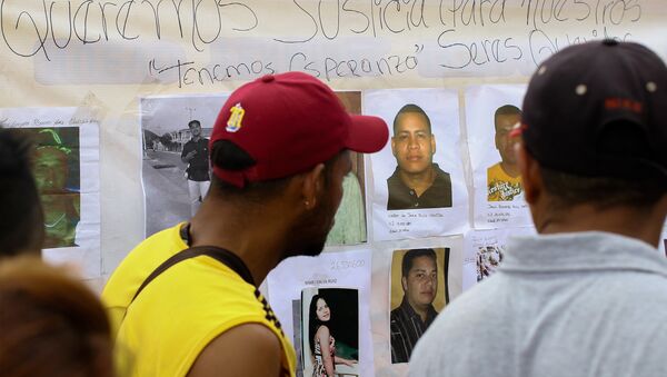 Fotos de los mineros desaparecidos en Venezuela - Sputnik Mundo