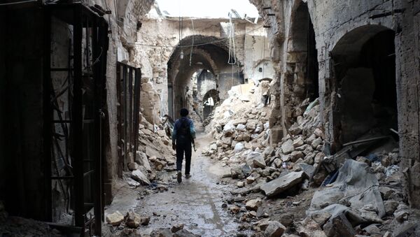 Ruinas en Alepo - Sputnik Mundo