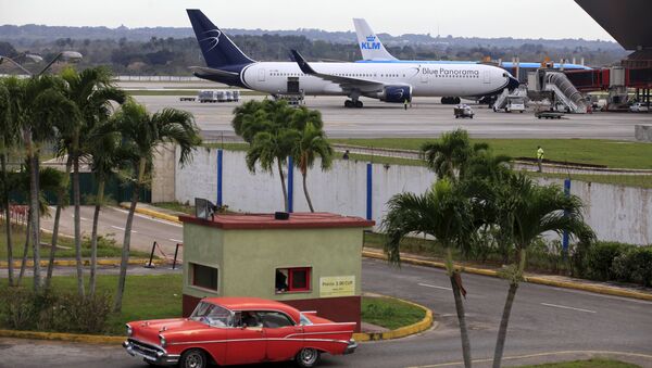 Aviones en el aeropuerto de la Habana - Sputnik Mundo
