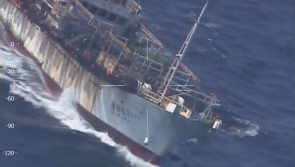 Barco chino Lu Yan Yuan Yu 010 pescando ilegalmente en aguas argentinas - Sputnik Mundo