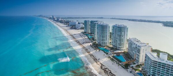 El balneario mexicano de Cancún El balneario mexicano de Cancún - Sputnik Mundo
