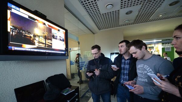Personas en el aeropuerto de Rostov en el Don - Sputnik Mundo