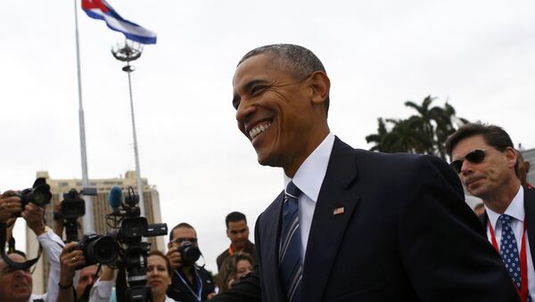 Barack Obama durante su visita a La Habana - Sputnik Mundo