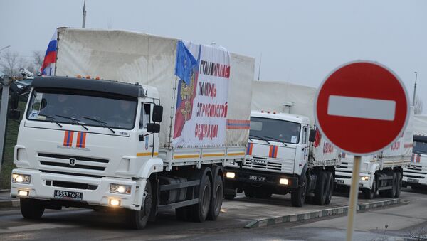 Convoy ruso con la ayuda humanitaria para Donbás - Sputnik Mundo