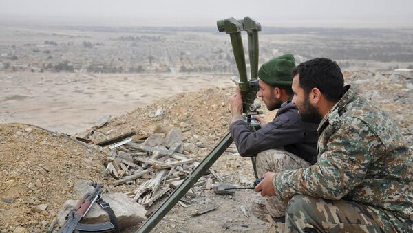 Los militares sirios vigilan el sitio histórico de Palmira - Sputnik Mundo