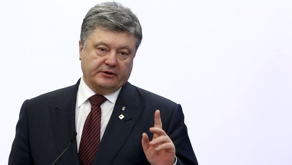 Petró Poroshenko, el mandatario ucraniano - Sputnik Mundo