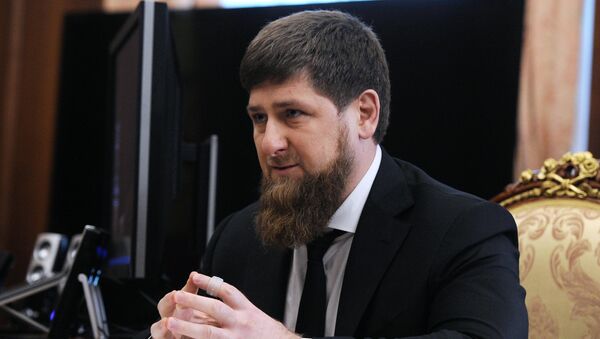 Ramzán Kadirov, dirigente de la República de Chechenia - Sputnik Mundo