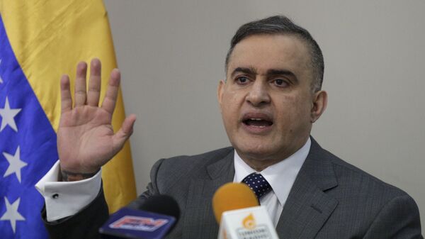 Venezuela's state ombudsman Tarek William Saab gestures as he talks to the media during a news conference in Caracas, March 9, 2016. - Sputnik Mundo