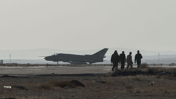 Caza Su-22 sirio - Sputnik Mundo