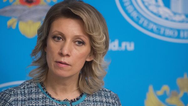 María Zajárova, la portavoz de la cancillería de Rusia - Sputnik Mundo