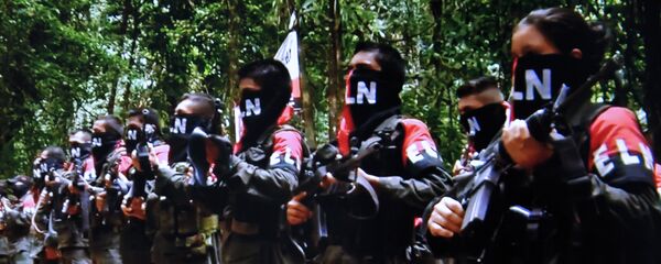 Combatientes del ELN (archivo) Combatientes del ELN (archivo) - Sputnik Mundo