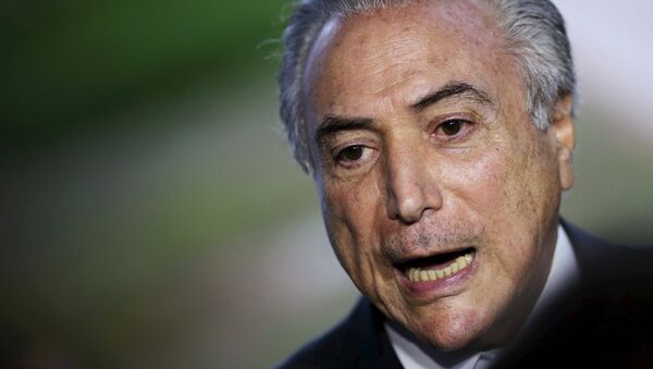 Michel Temer, presidente interino de Brasil - Sputnik Mundo