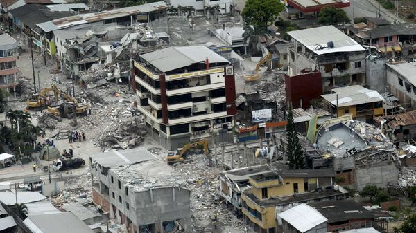 Ecuador después del terremoto - Sputnik Mundo
