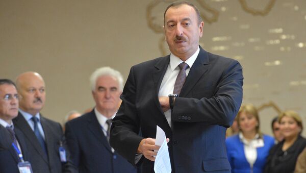 Ilham Aliev, presidente de Azerbaiyán - Sputnik Mundo