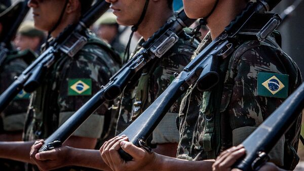 Soldados del Ejército de Brasil (archivo) - Sputnik Mundo