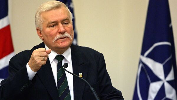 Były prezydent Polski Lech Wałęsa - Sputnik Mundo