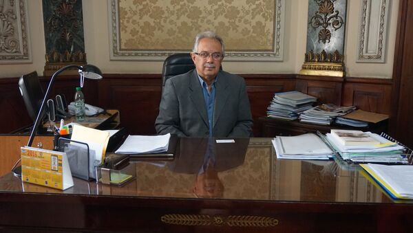 Dr. Jorge Menéndez, Subsecretario de Defensa Nacional de Uruguay, en su despacho - Sputnik Mundo