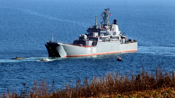 Un buque de la Flota del Pacífico rusa - Sputnik Mundo