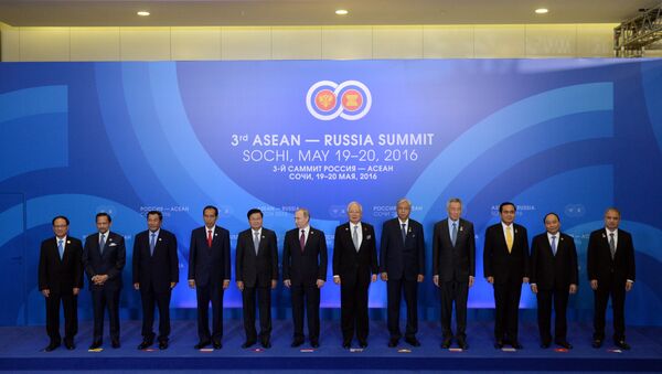 Los jefes de las delegaciones de la cumbre Rusia - ASEAN (archivo) - Sputnik Mundo