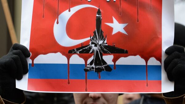 Protesta en Moscú contra las acciones de las Fuerzas Aéreas de Turquía - Sputnik Mundo