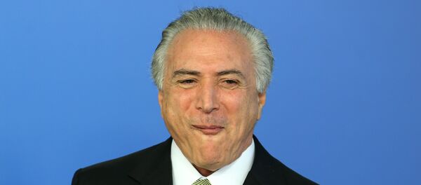 Michel Temer, presidente de Brasil (archivo) Michel Temer, presidente de Brasil (archivo) - Sputnik Mundo