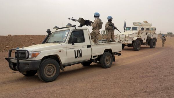 UN peacekeepers patrol in Kidal, Mali - Sputnik Mundo
