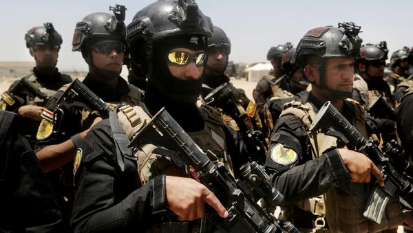 Militares iraquíes en la ofensiva en Faluya - Sputnik Mundo