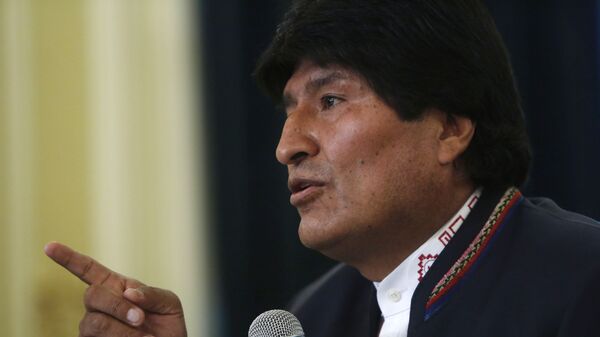 Evo Morales, el presidente de Bolivia (archivo) - Sputnik Mundo