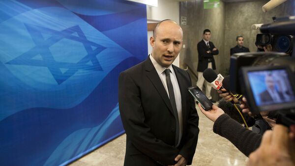 Abir Naftali Bennett, líder del partido 'El Hogar Judío', uno de los principales socios de Gobierno del primer ministro israelí, Benjamín Netanyahu - Sputnik Mundo