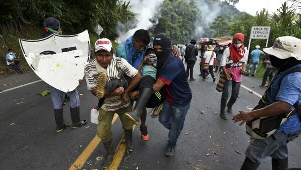 Protestas de los campesinos en Colombia - Sputnik Mundo