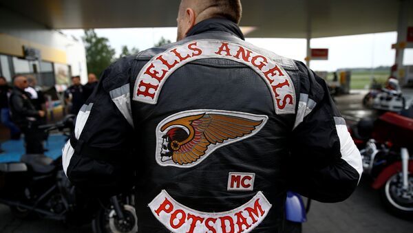 Miembro del club de motociclistas estadounidense 'Hell’s Angels' - Sputnik Mundo