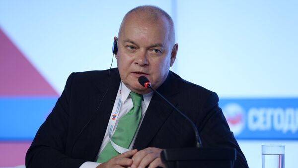 El director general de la Agencia de Información Internacional Rossiya Segodnya, Dmitri Kiseliov - Sputnik Mundo