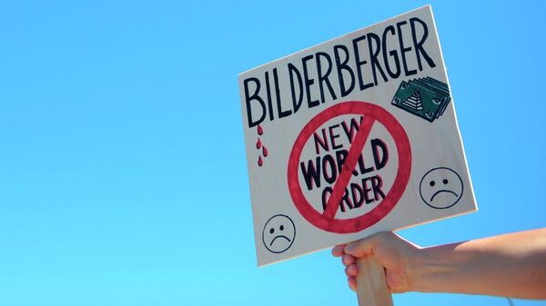 Activistas protestan contra el Club Bilderberg - Sputnik Mundo
