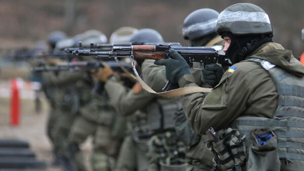 Militares de la Guardia Nacional de Ucrania - Sputnik Mundo