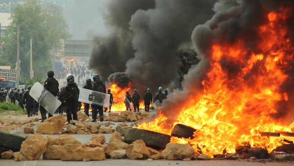 Las disturbios en Oaxaca - Sputnik Mundo