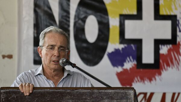 Expresidente de Colombia, Álvaro Uribe - Sputnik Mundo