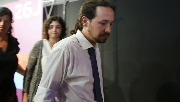 Pablo Iglesias, lider de Podemos - Sputnik Mundo
