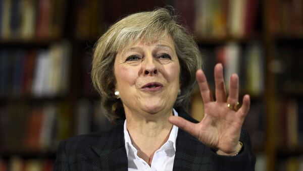 Theresa May, ministra del Interior de Reino Unido - Sputnik Mundo
