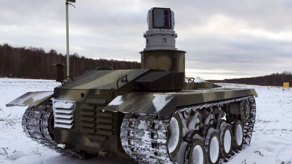 La plataforma de orugas del robot ruso de combate Nerejta - Sputnik Mundo