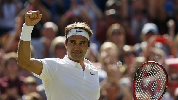 Roger Federer, tenista suizo - Sputnik Mundo