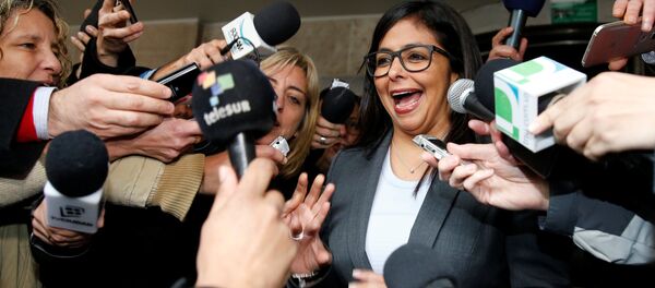 Delcy Rodríguez, la canciller de Venezuela Delcy Rodríguez, la canciller de Venezuela - Sputnik Mundo