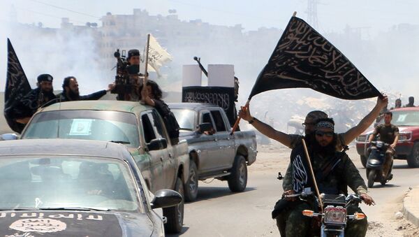 Militantes del grupo terrorista Frente Al Nusra - Sputnik Mundo