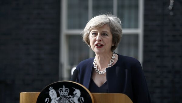 Theresa May, primer ministra de Reino Unido - Sputnik Mundo