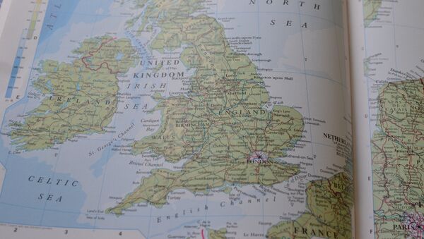 El mapa del Reino Unido - Sputnik Mundo