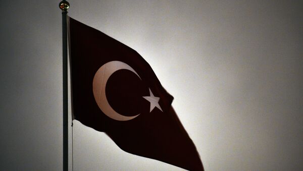 La bandera de embajada turca en Moscú - Sputnik Mundo