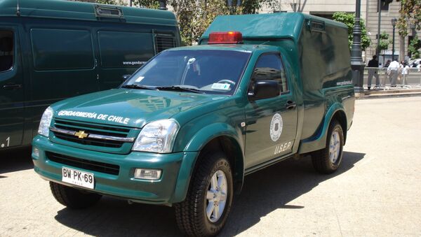 Camioneta de la Gendarmería de Chile - Sputnik Mundo