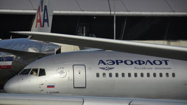 Avión de la compañía aérea rusa Aeroflot - Sputnik Mundo